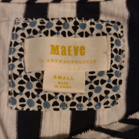 Maeve Caperina Blue&White Striped Tunic - Picture 10 of 11